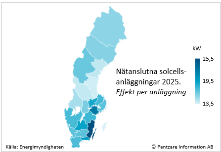 Sverigekarta nuläge