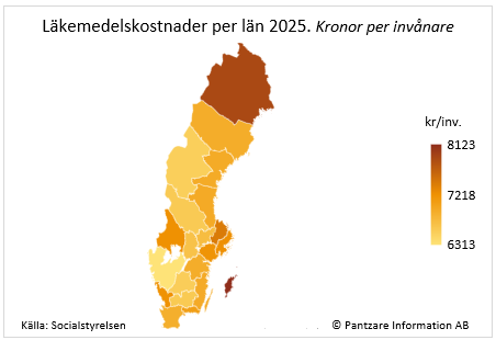 Karta Sverige läkemedel