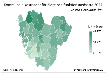 Diagrams bild Äldre och funktionsnedsatta